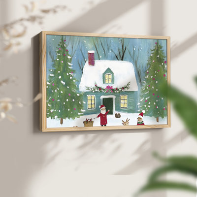 Art de Noël - DCXVII - Reproduction encadrée - Restickable