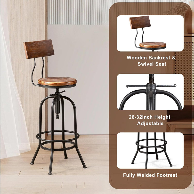 Kameesha - Person Pine Solid Wood Top Four Leg Dining Set, 3