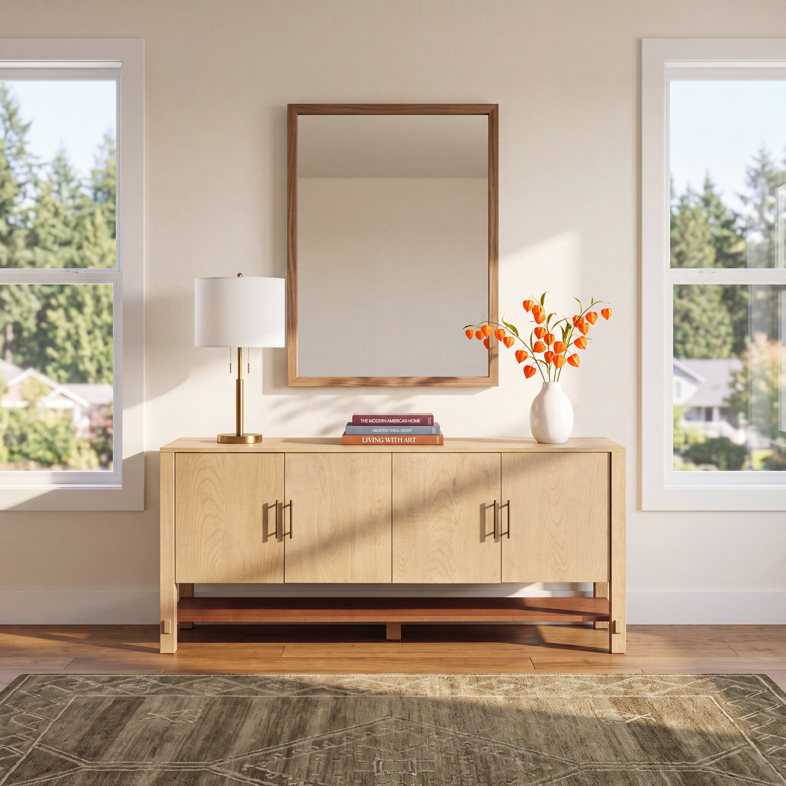 4-Door Sideboard Cabinet
