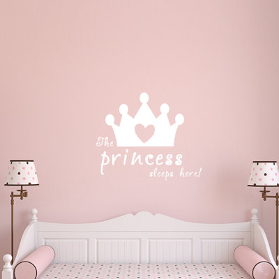 Adhésif décoratif La princesse dort ici