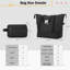Ensemble de 2 valises avec sacs Valise à roulettes extensible ABS avec serrure TSA 20 pouces + 28 pouces