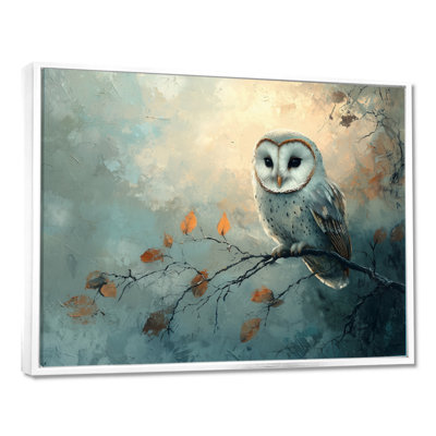 Gentle Owl At Night - owl Wall Art