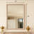 Tempered Glass Wall-Mounted Mirror, Shatter-Resistant Reinforced Design, Vertical/Horizontal Hanging Installation-295865323-295865317-295865314