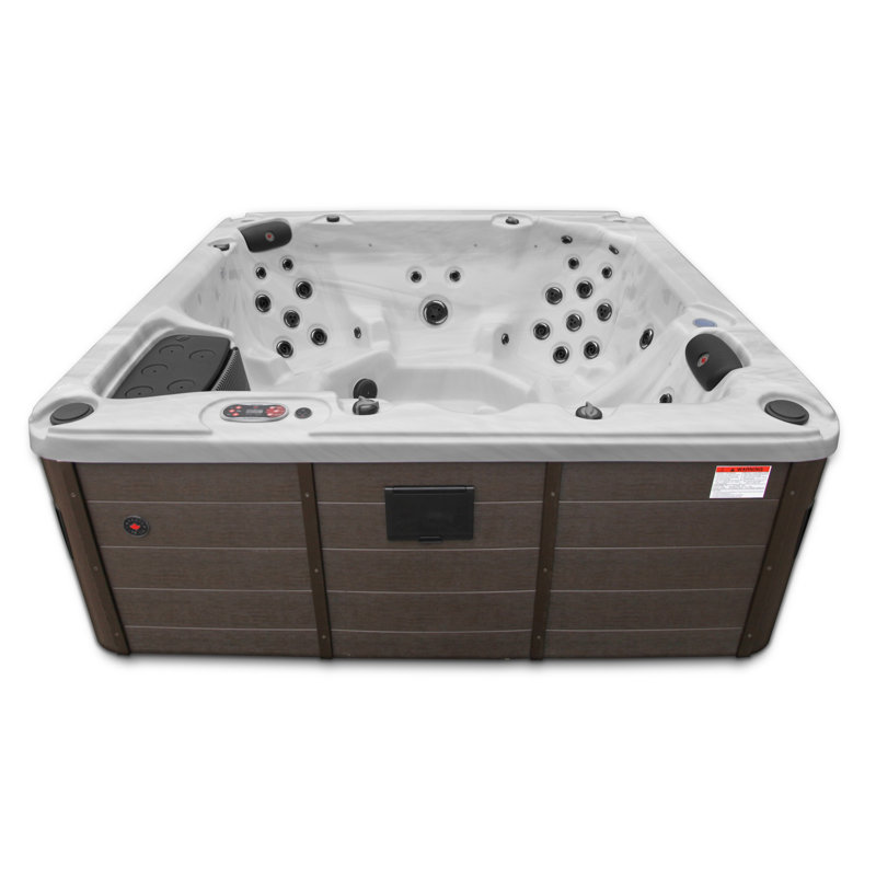 Canadian Spa Thunder Bay UV Hot Tub 6-Person 44-Jet with Blackout Insulation and UV Light Water Care