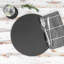 Argon Tableware - Round Slate Dinner Plates - 33cm