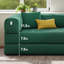 Canapé-lit 78,7 po en velours côtelé vert, canapé de salon compact, canapé convertible 5 en 1 avec 2 coussins, aucun assemblage requis, canapé sans os, tissu amovible pour animaux de compagnie-1148985111-1148985108-1148985109