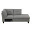 Ensemble de canapé modulaire 3 pièces en lin gris clair Nova-1665502545-1665502558