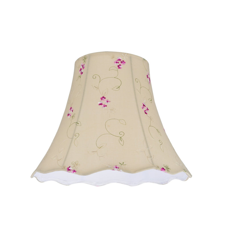 Cotton Bell Lamp Shade, 11.5" H  x 14" W  x 14" D