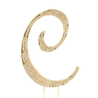 Surmatelas à gâteau "c" rhinestone