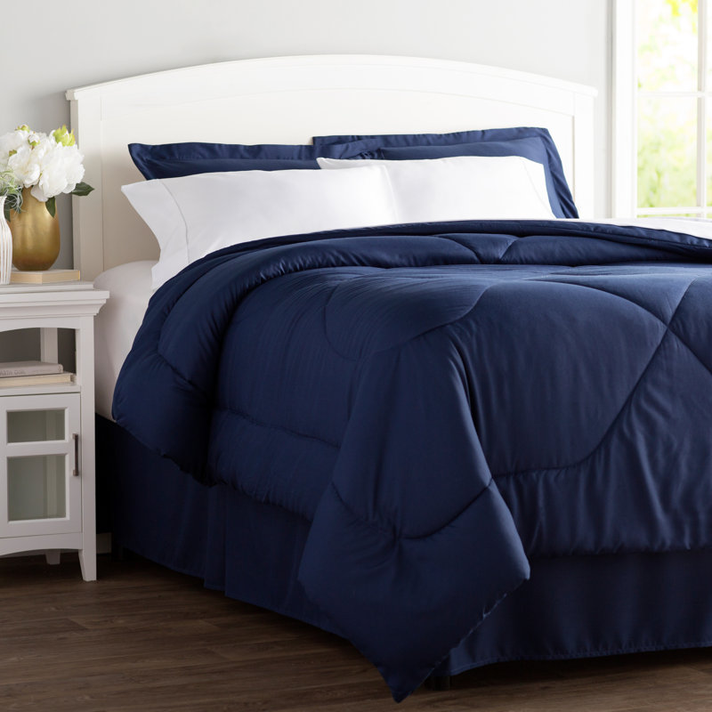 Modern & Contemporary Comforter, Sage, Twin XL Comforter + 5 Additional Pieces