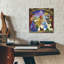  «Manger visiteurs» par Elle Media Group SA, art mural en verre acrylique, 12 po x 12 po