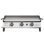 Royal Gourmet 24-Inch Stainless Steel Portable Tabletop Griddle with Warming Rack, Silver