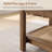 47.2" Solid Wood Frame Coffee Table with Storage-2071976744