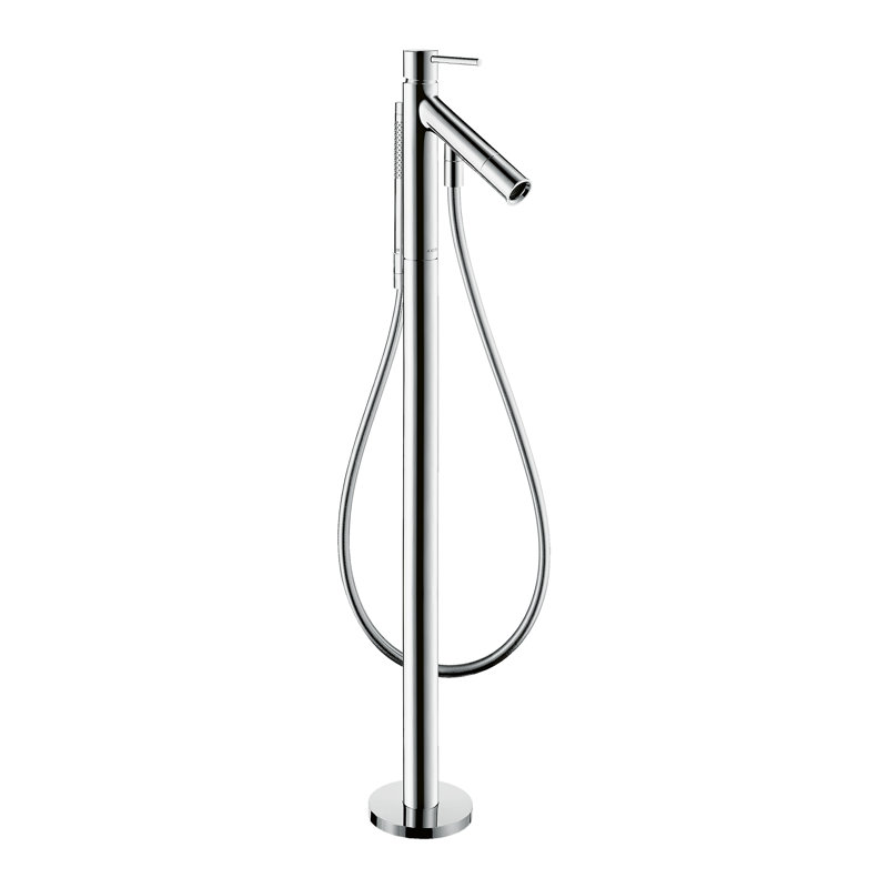 Starck Tub Filler with Diverter, Chrome