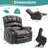 Anastasie Upholstered Heated Massage Chair-477425360