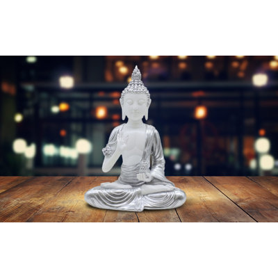 Figurine bouddha thaï argent 8,5 po