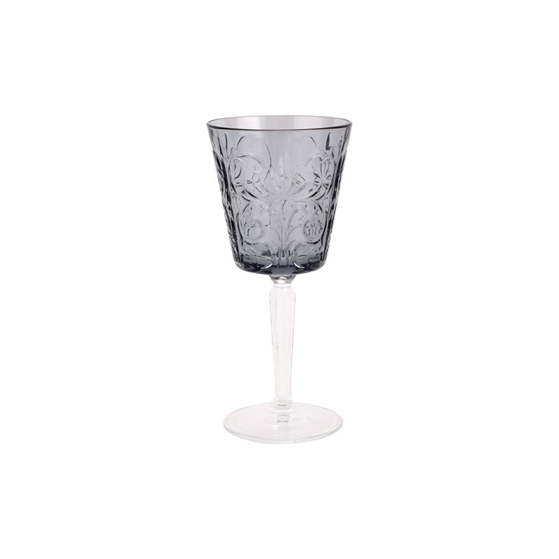 Barocco 8 oz. Verre à vin Ruby, Fumée