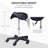 Latanga Adjustable Height Ergonomic Active Stool Wheels