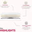 9 In. Queen Mattress With Pocket Coil Technology, High - Density Base, Relief, Low Motion Transfer, Modern Style For Bedroom White Mattress, Soft Knit Fabric Cover, Point Support, Compressed Packaging-2004670825