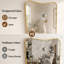 Miroir mural moderne à cadre incurvé, miroir décoratif pour salle de bain-556756316