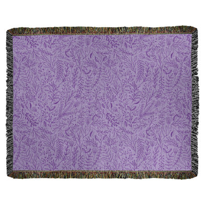 Couverture en coton tissé Katelyn Elizabeth Ditsy
