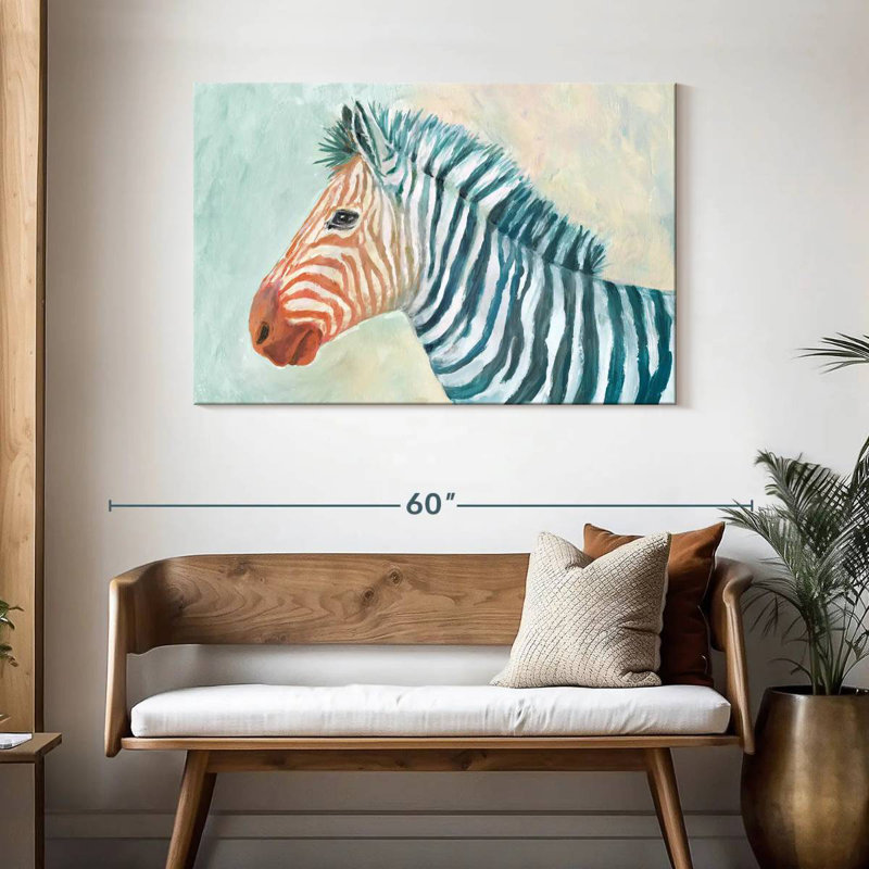 Zebra's Secret, 30" H x 45" W