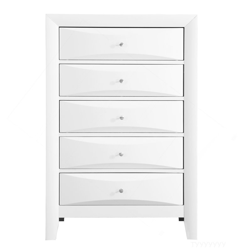 Commode Marilla, blanc, Blanc