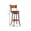 Tabouret de bar pivotant en bois massif-69426627-69426628