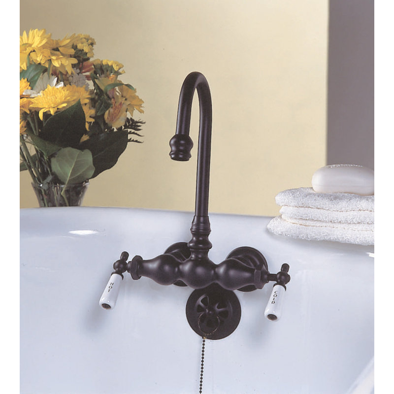Robinet de bain à col de cygne, 3 billes P0149-1 par Strom Living, Unlacquered Raw Brass