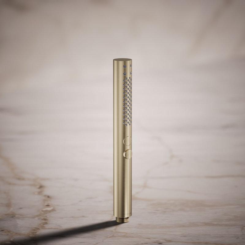 Douche à main multifonctionnelle de 2,5 gallons par minute avec technologie d'induction d'air Katalyst, Bronze brossé vibrant