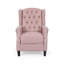  Fauteuil inclinable manuel de 28 pouces de large, inclinable élégant pour le salon, la chambre à coucher, rose