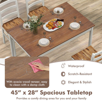 Arneta 4 - Person Four Leg Dining Set