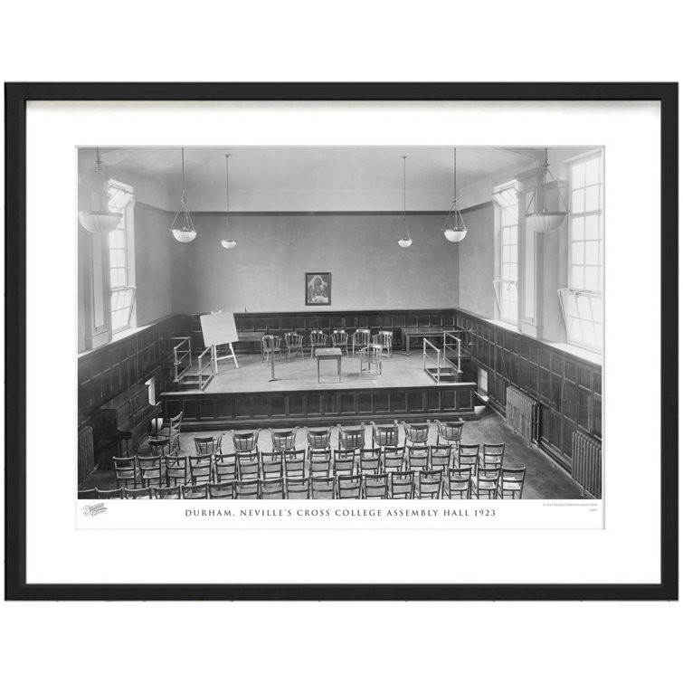 Durham, Neville's Cross College Assembly Hall 1923 by Francis Frith - Single Picture Frame Print