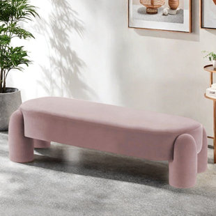 Repose-pieds minimaliste en tissu