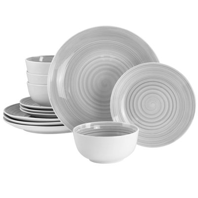 Gibson Fine Ceramic Dinnerware Set - Service for 4