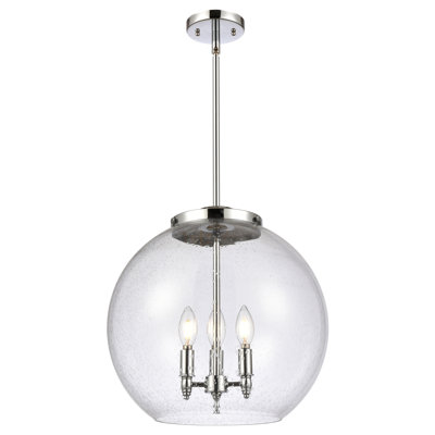 Luminaire suspendu sphère 3 lumières DEL Athens