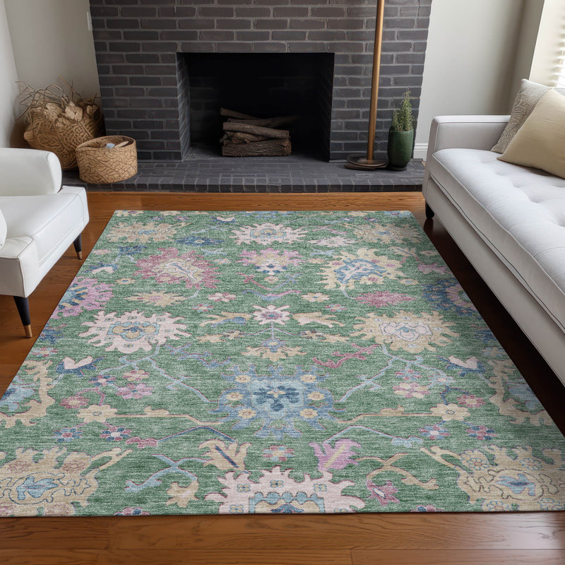 Tapis intérieur / extérieur lavable à la machine Cicel ACN1154, Rectangle 5 pi x 7 pi 6 po