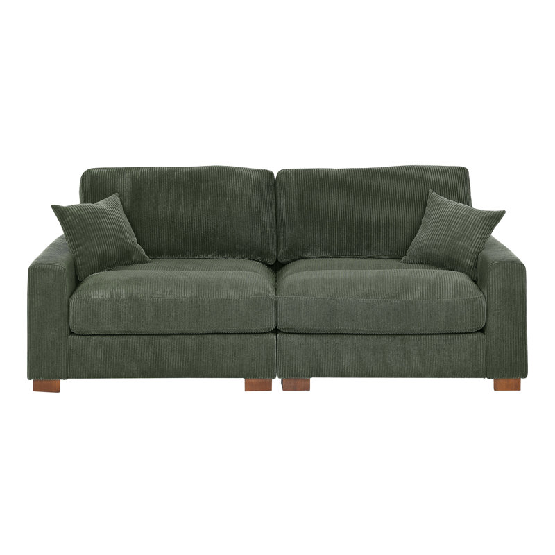 Canapé modulaire 2 pièces, Vert