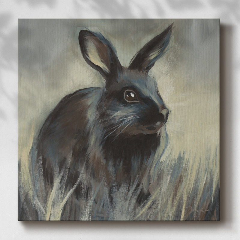 Wild Hare I sur impression sur toile, H 32 po x l 32 po