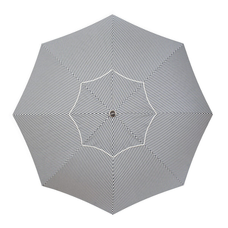 Patio 90'' W Umbrella, Navy/White Striped
