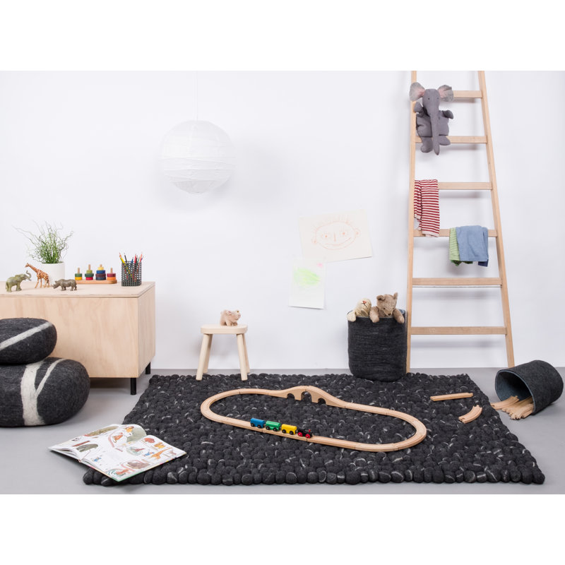Geometric Hand Woven Area Rug, Rectangle 120 x 170cm
