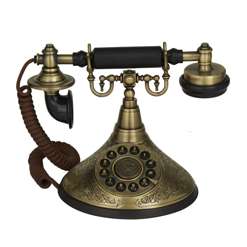 Rotary Dial Corded Telephone