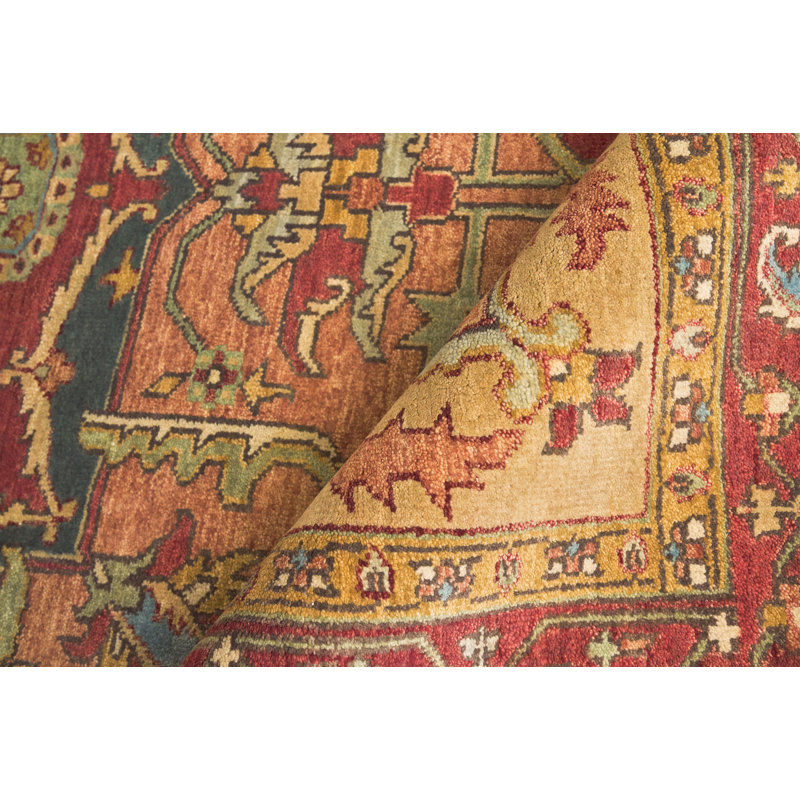 Antique Weave Serapi Wool Oriental Area Rug, Rectangle 12' x 17'6"
