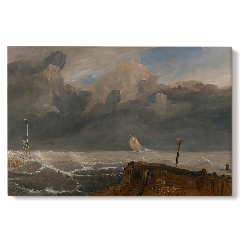 Port Ruysdael-J.M.W. Turner-Gallery Wrapped Canvas-1827, 40 x 60