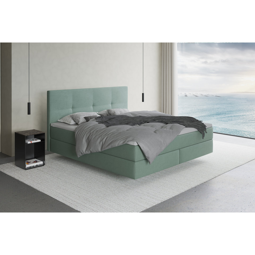 Echtes Boxspringbett Alicia, in schwebender Optik