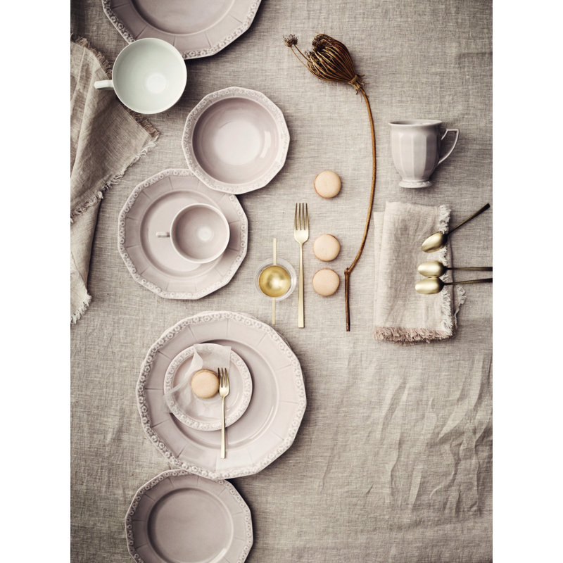 Maria Porcelain Teacup, Pale Orchid