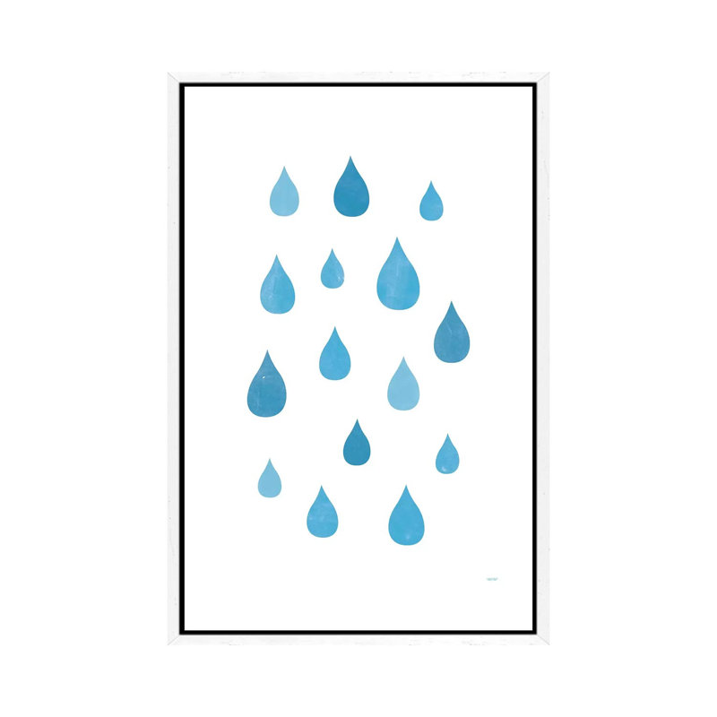 Rain by TomasDesign - Gallery-Wrapped Canvas Giclée on Canvas, 66.04 cm H x 45.72 cm W, White Framed