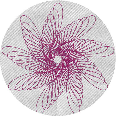 Violet Tapis décoratif