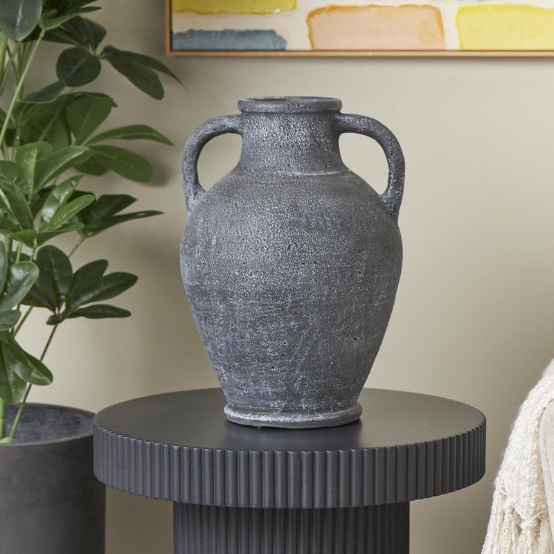 Vase en céramique Amphora à 2 poignées