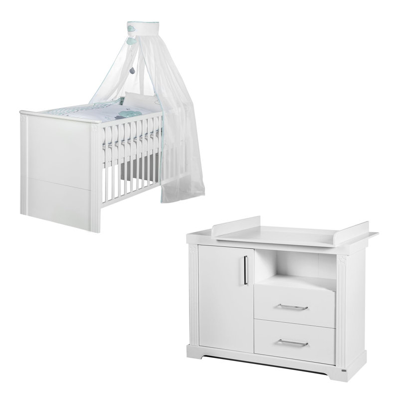 Maxi Convertible 2 -Piece Nursery Furniture Set